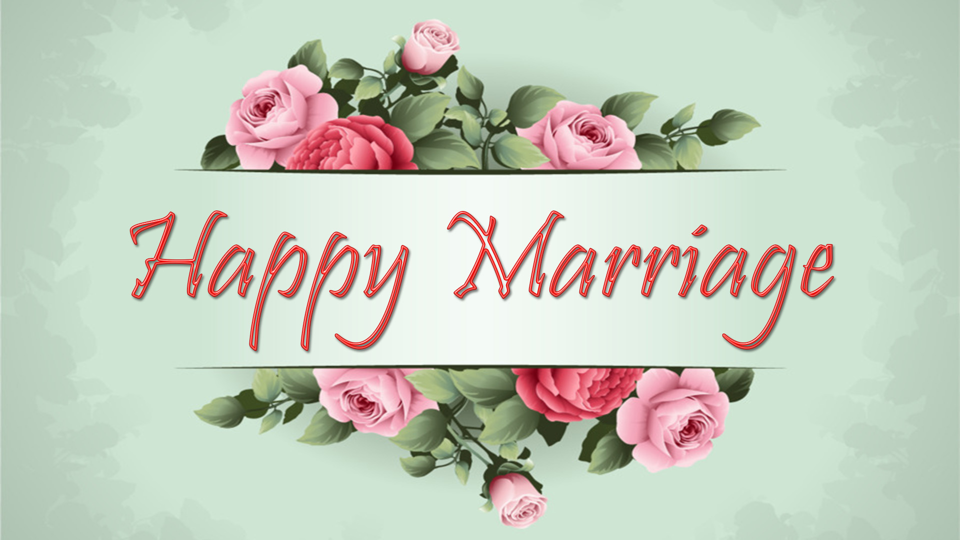 beautiful happy marriage card picture
