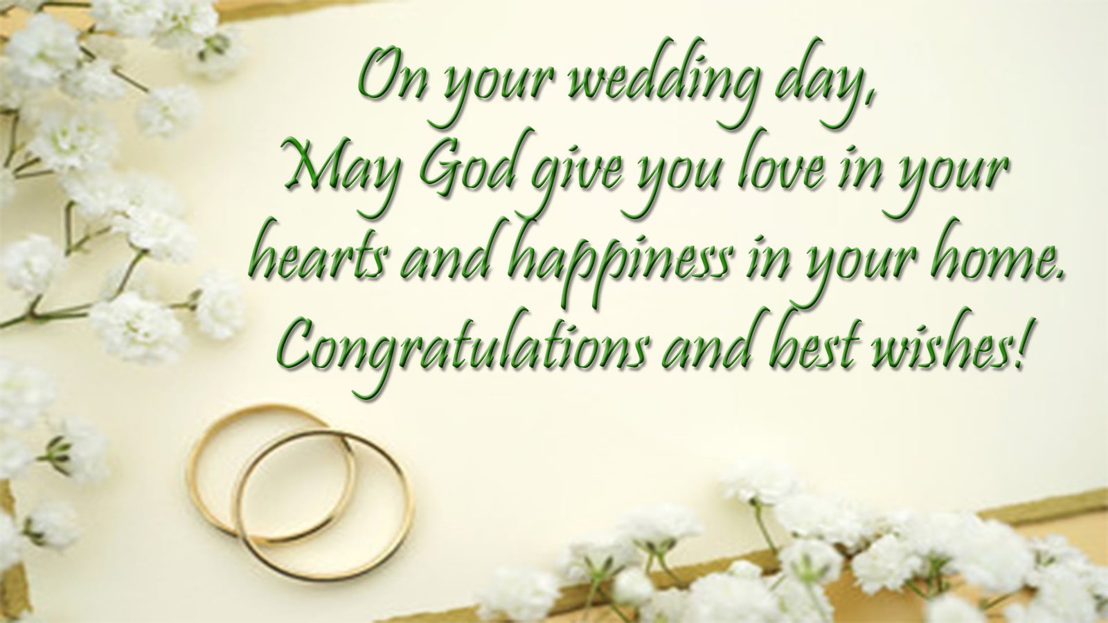 beautiful wedding wishes image