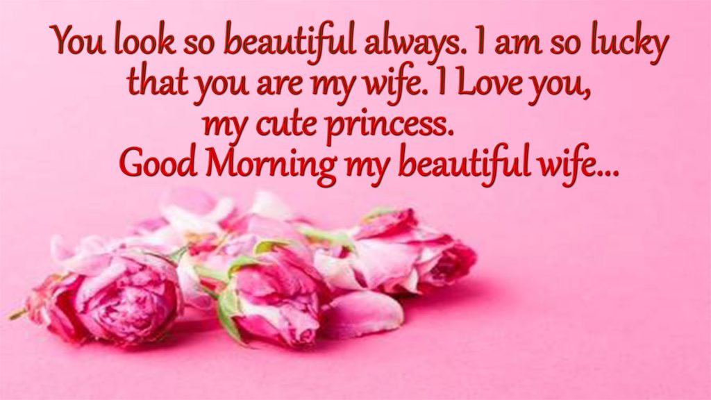 good morning wife image
