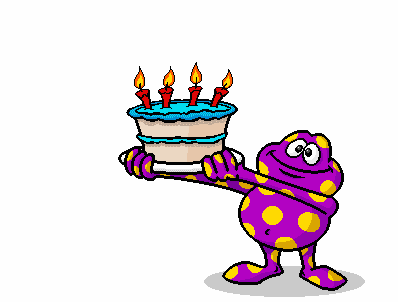 funny happy birthday animated image