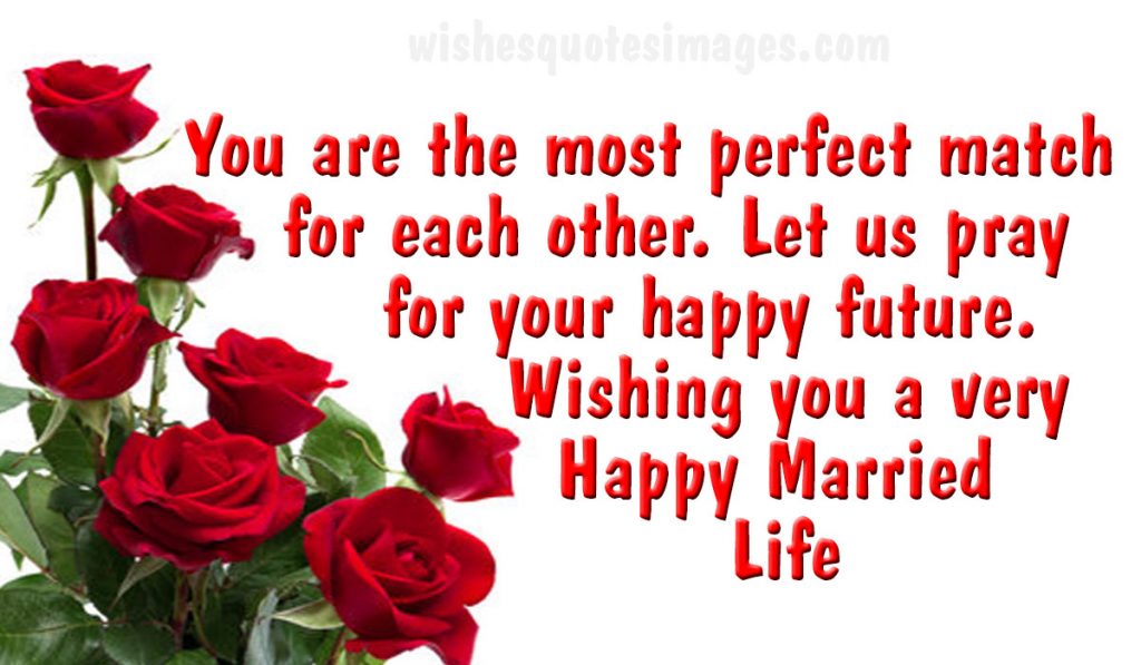 happy married life wishes image