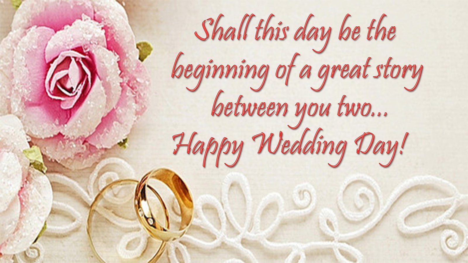 happy wedding day wishes image 2018