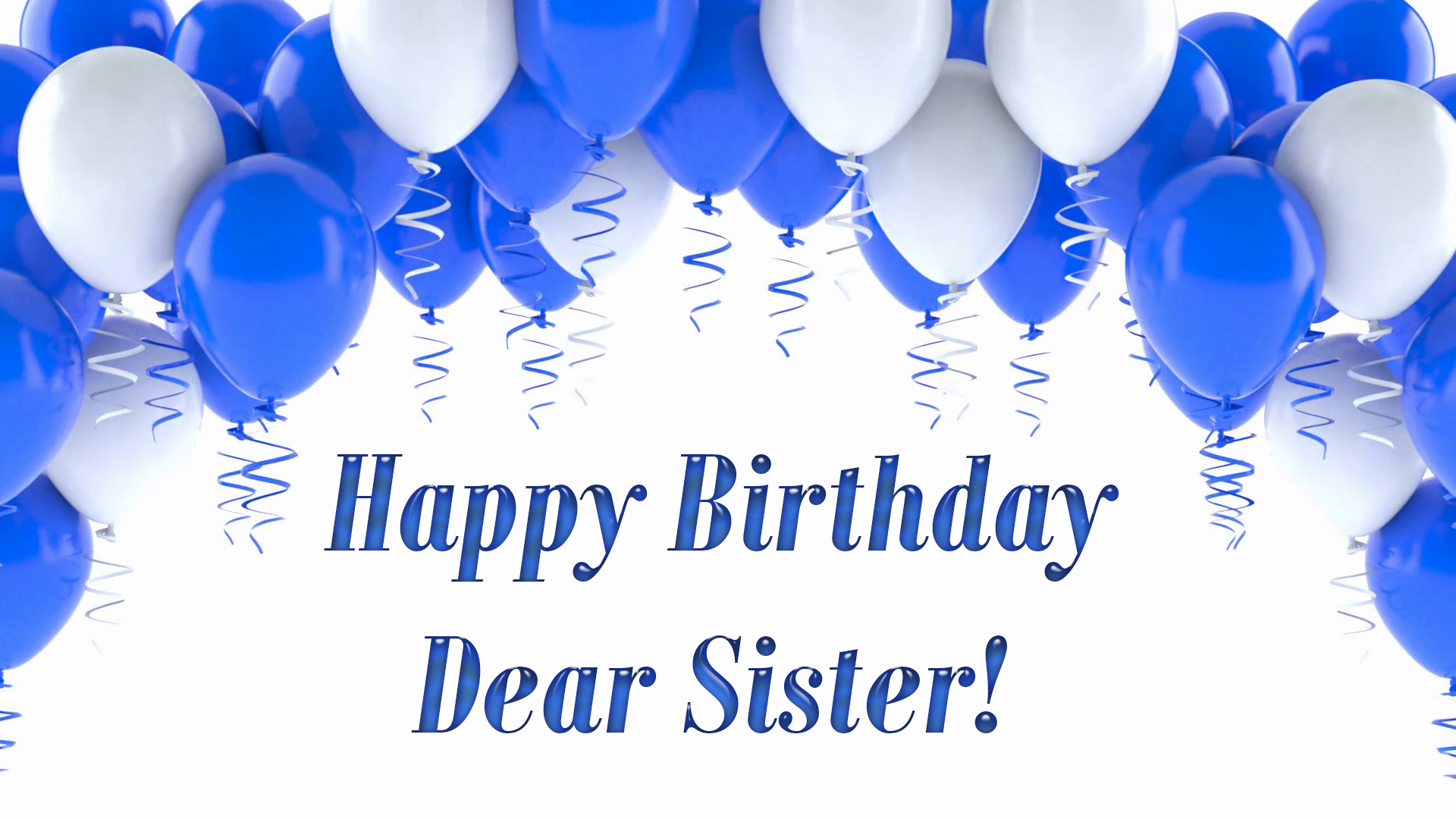 birthday card for sister