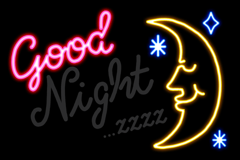 good night animated image
