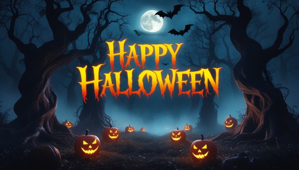 halloween greeting card