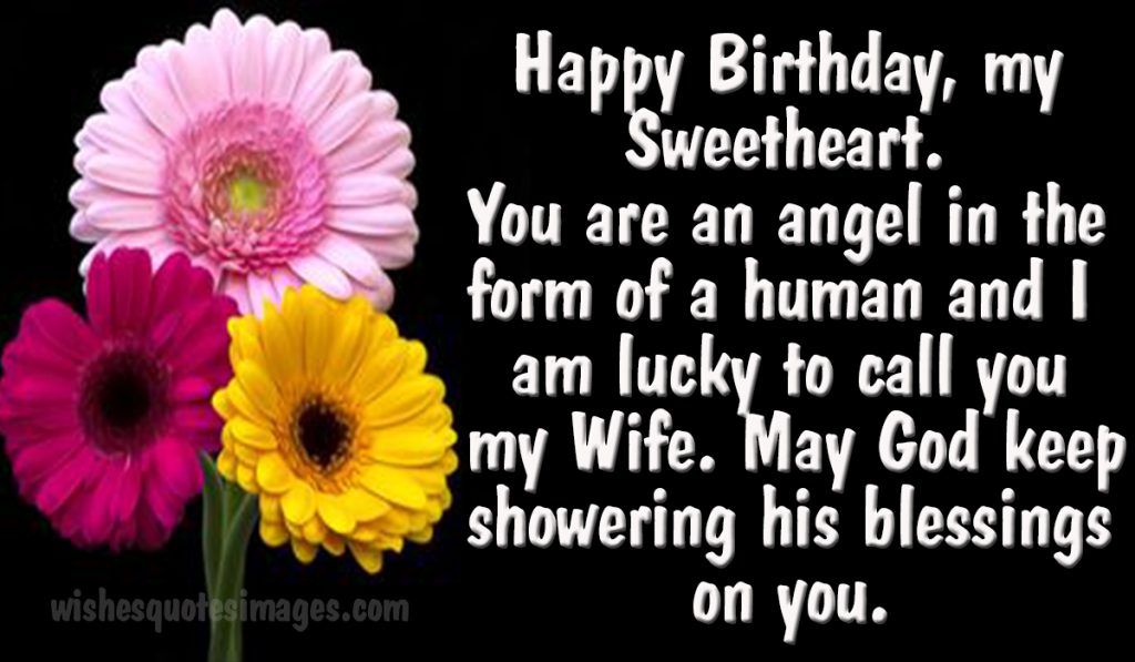 happy birthday dear wife image