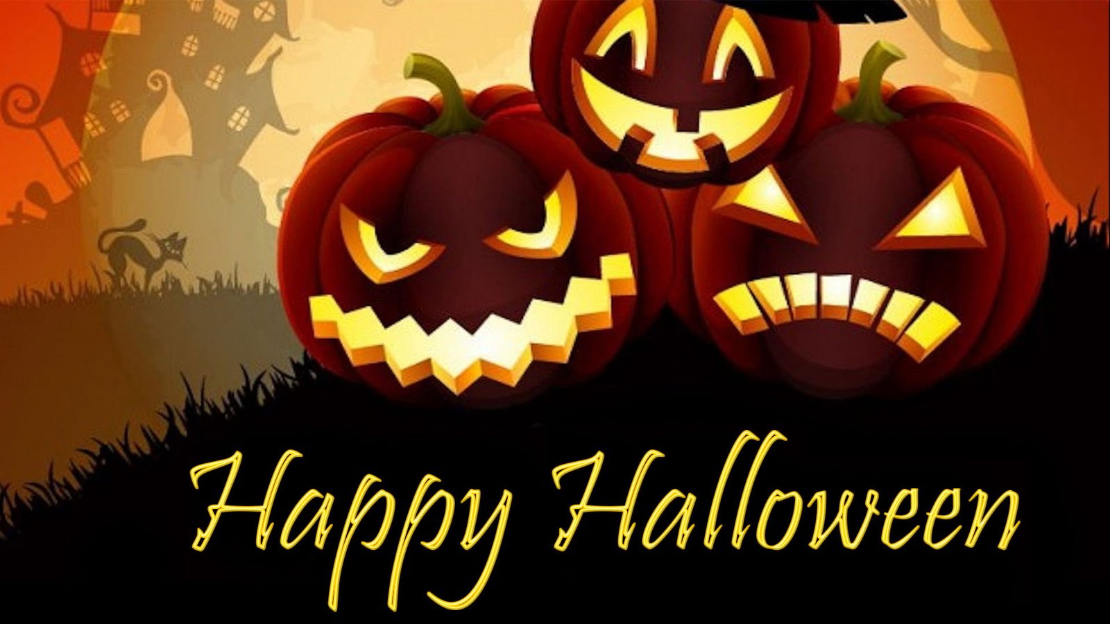 scary happy halloween image