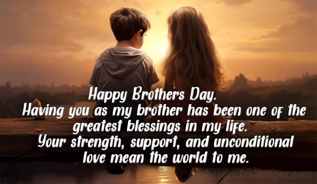 brothers day message image
