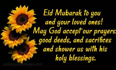 eid mubarak message