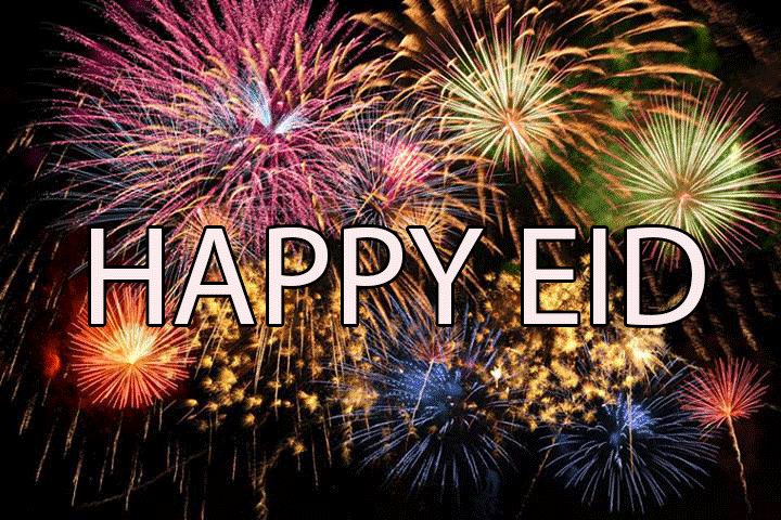 happy eid image animated