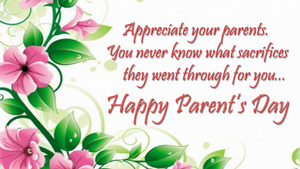 happy parents day wishes 2019
