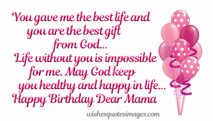happy birthday mama wishes image