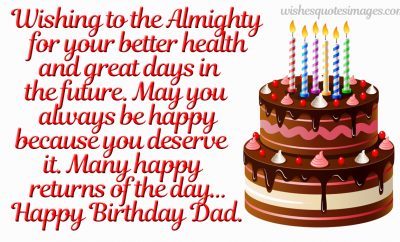 happy birthday message for dad image