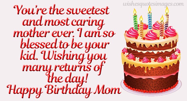 happy birthday mom wishes image