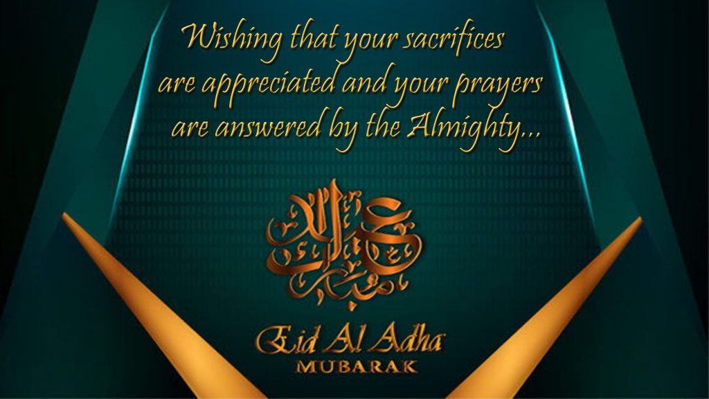 eid ul adha greeting card image