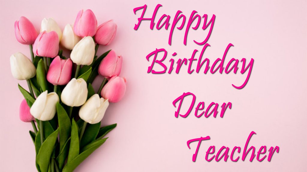 birthday greeting card for teacher