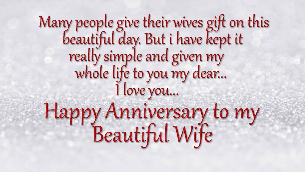 anniversary message for dear wife