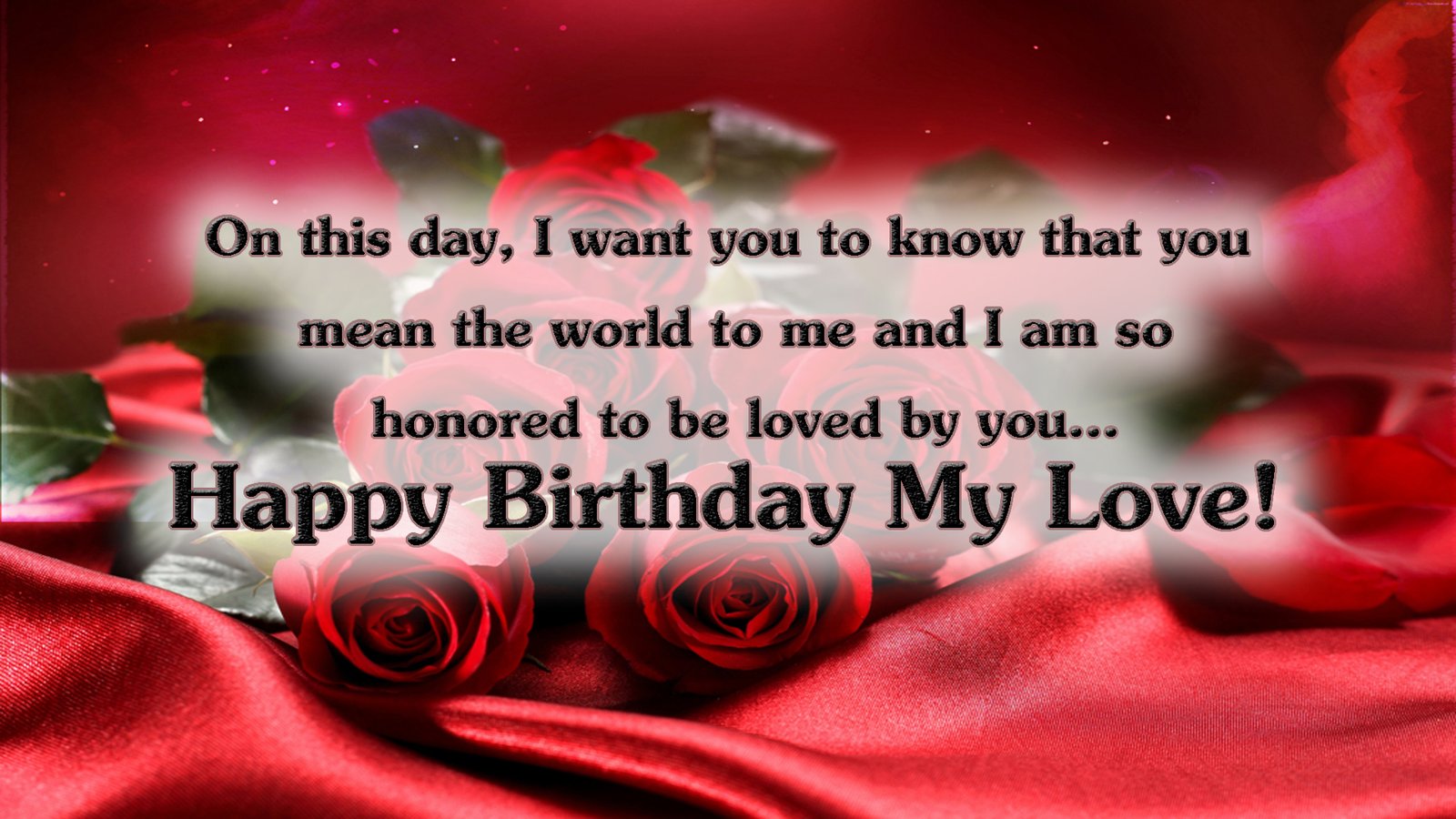 happy birthday my love hd image