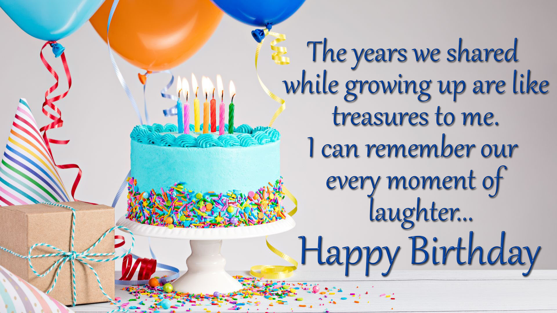 birthday message for friend hd image