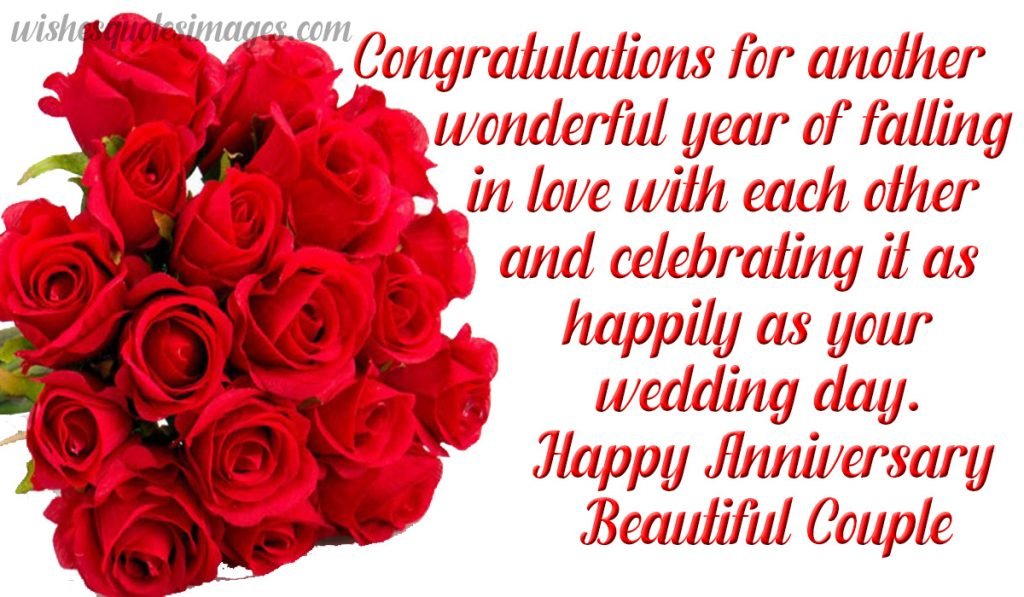 Happy Anniversary Wishes For a Couple Anniversary Greetings