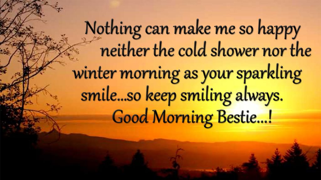 morning wishes for bestie image