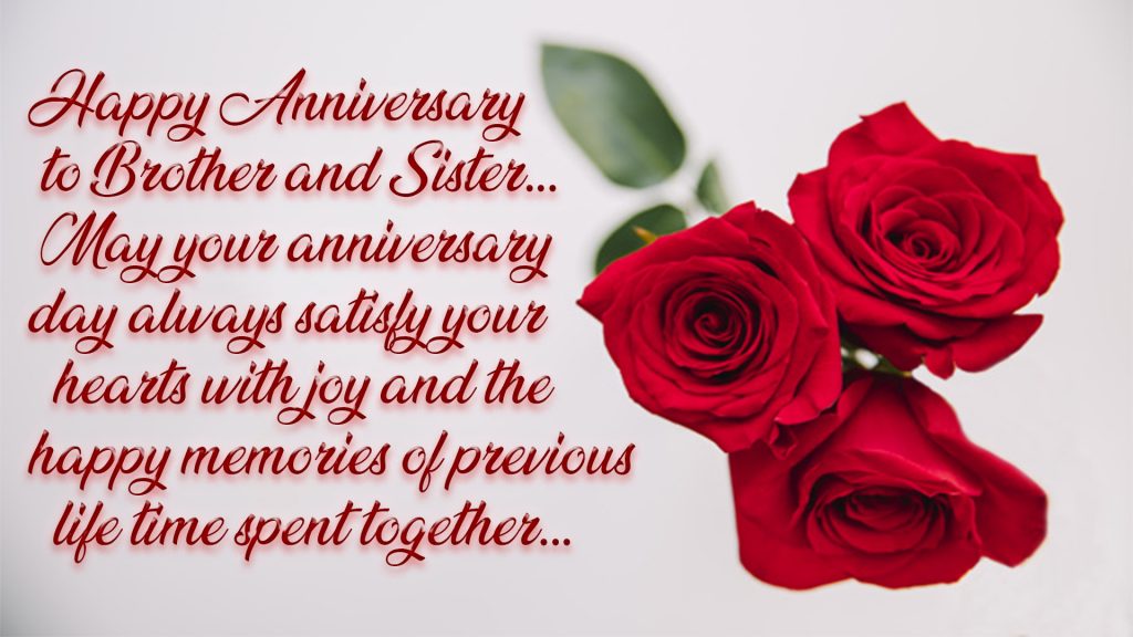 anniversary wishes for sister and brother in law image