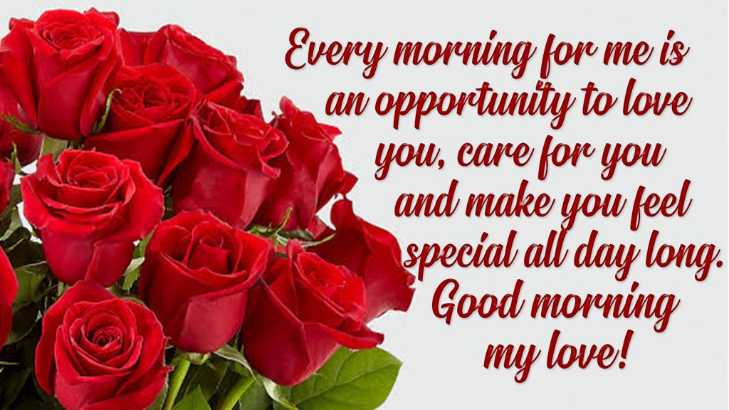 good morning love wishes image