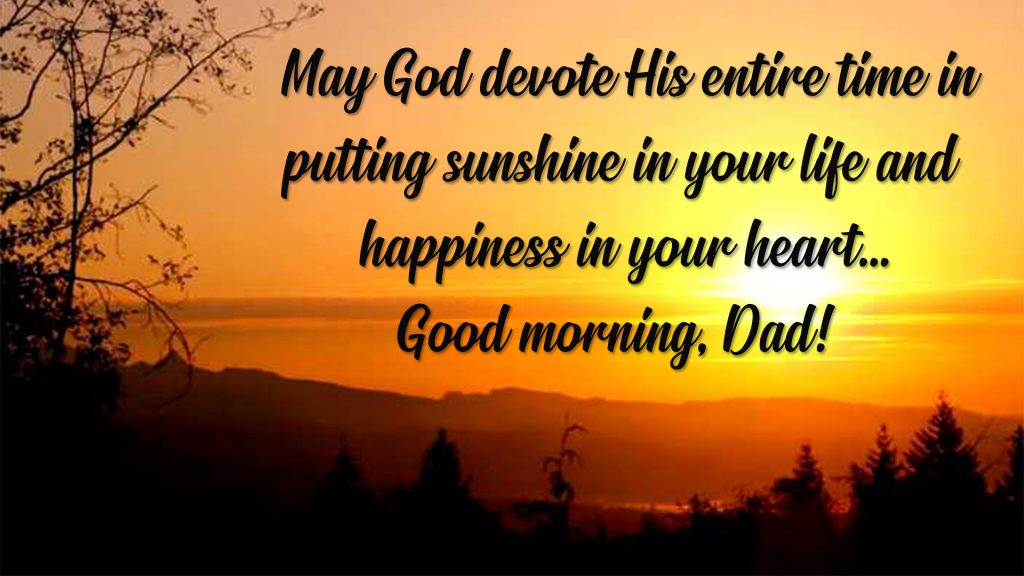 good morning wishes for dad hd image