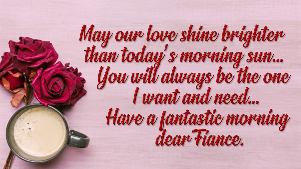 morning message for fiance image