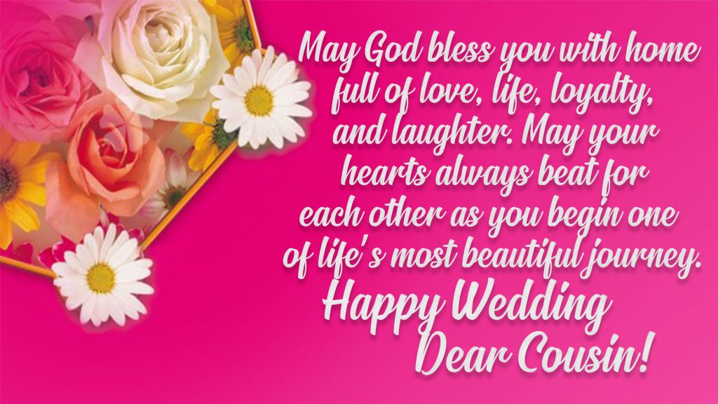 happy marriage wishes for cousin