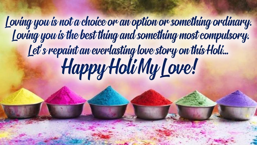 holi wishes for lover hd image