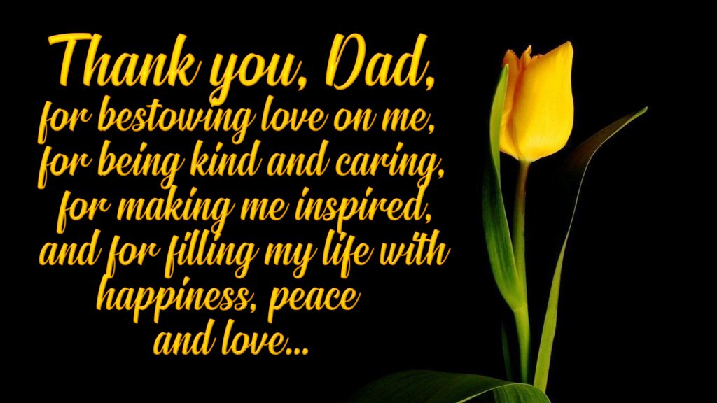 thank you messages & quotes for dad