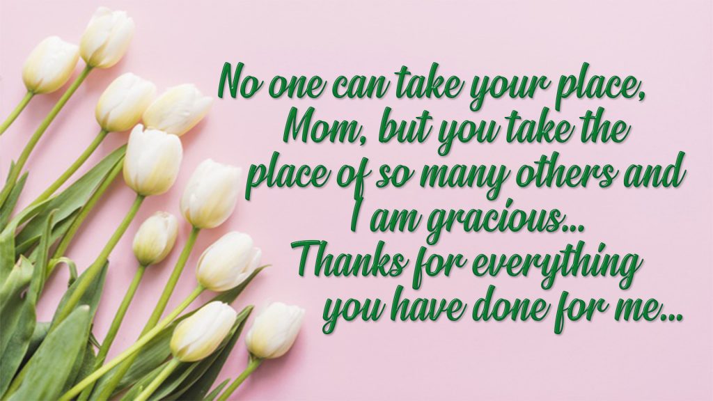 thank you messages quotes for mother image