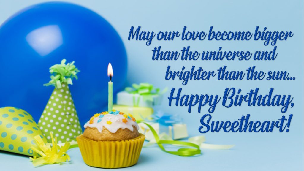 happy birthday wishes for sweetheart