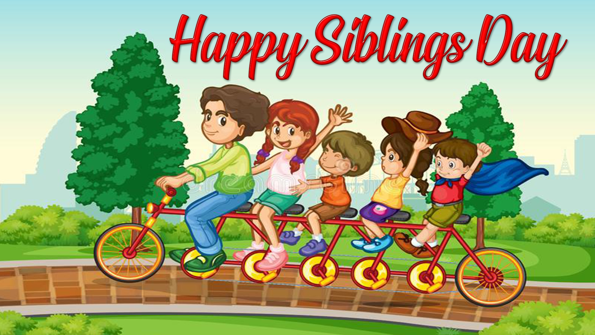 happy siblings day image