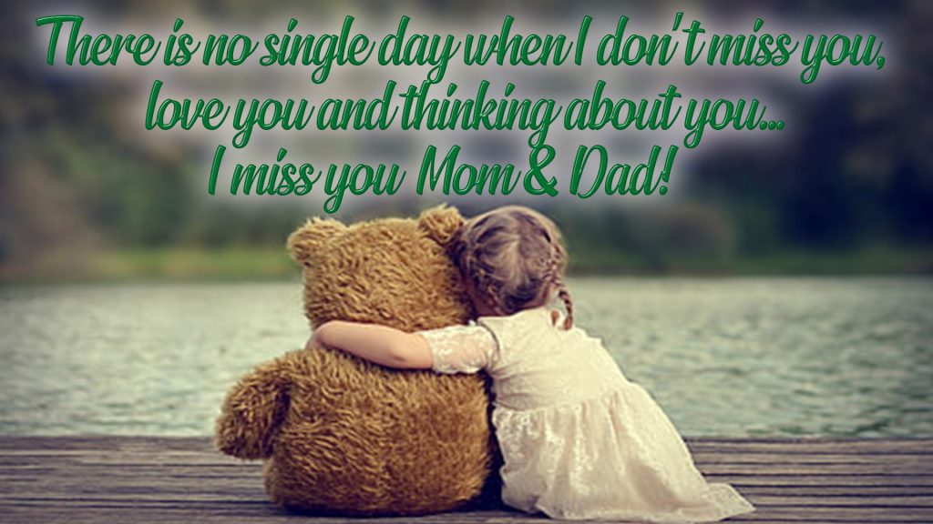 miss you message for parents