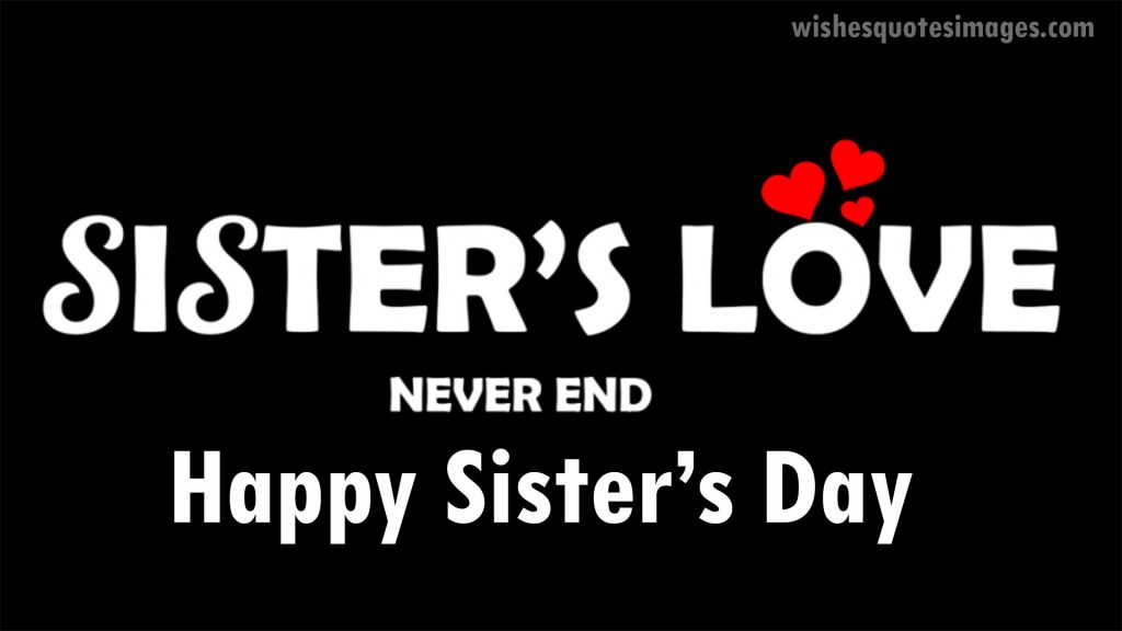 happy sisters day hd image
