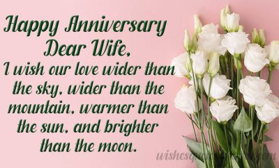anniversary wishes for wife image