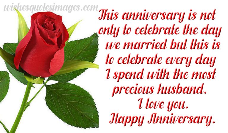 Anniversary Wishes For Husband | Happy Anniversary Hubby