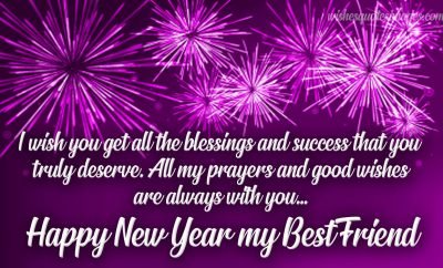 happy new year bestie image