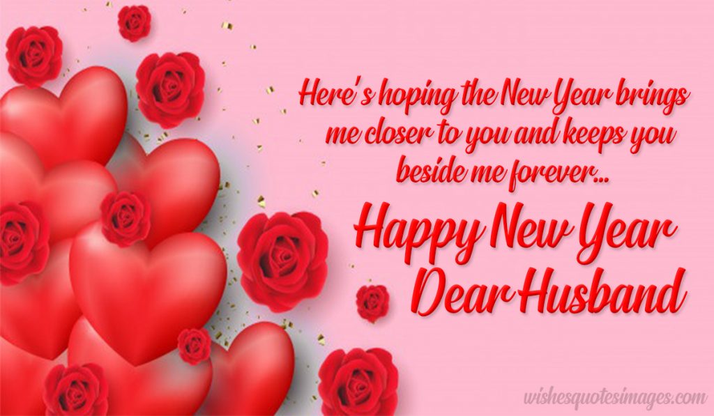 happy new year wishes husband image