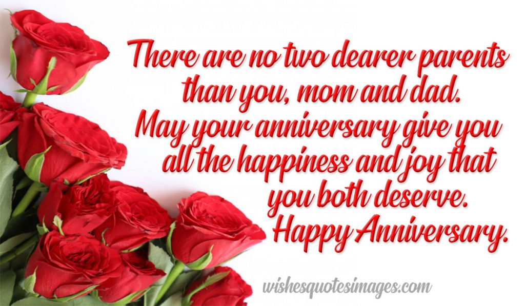 anniversary wishes for mom dad