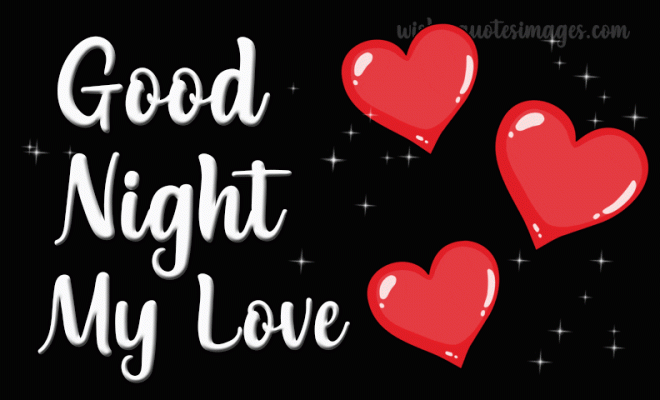 Romantic Good Night GIF Images | Good Night Love Messages