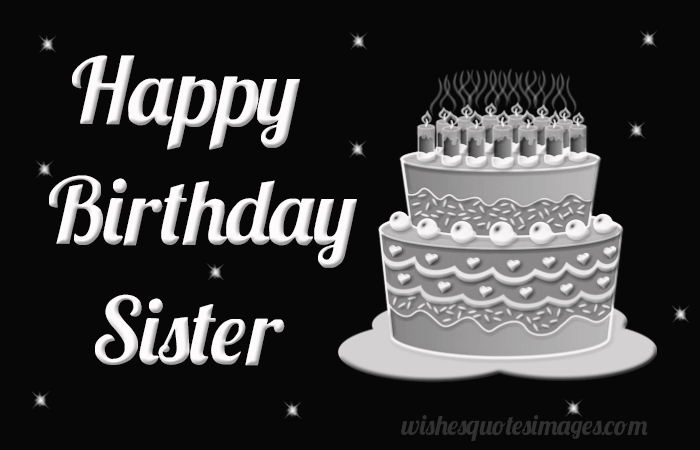 beautiful happy birthday sister gif image