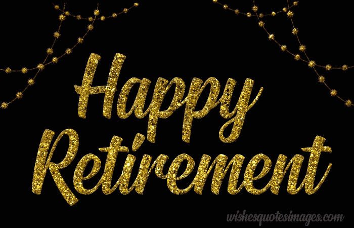 happy retirement animated image