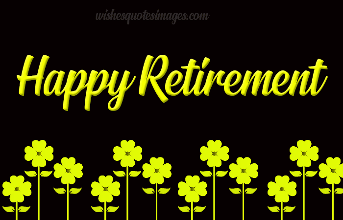 happy retirement image gif