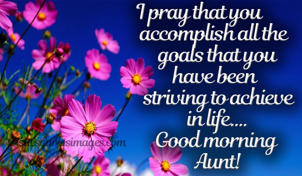 gud morning quotes for aunt