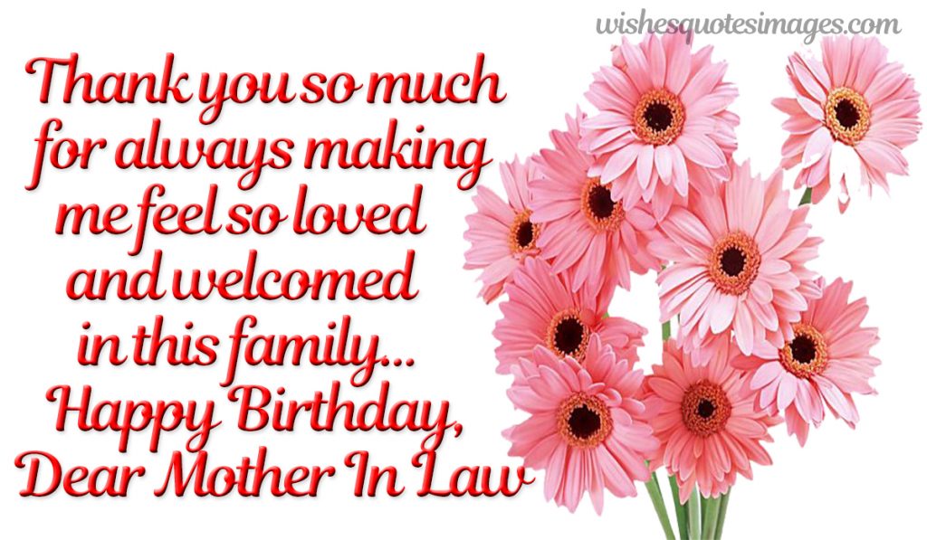 birthday wishes for mother inlaw image