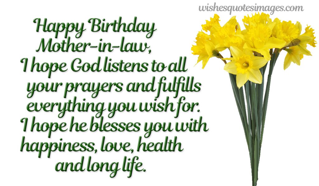 happy birthday mother-in-law image