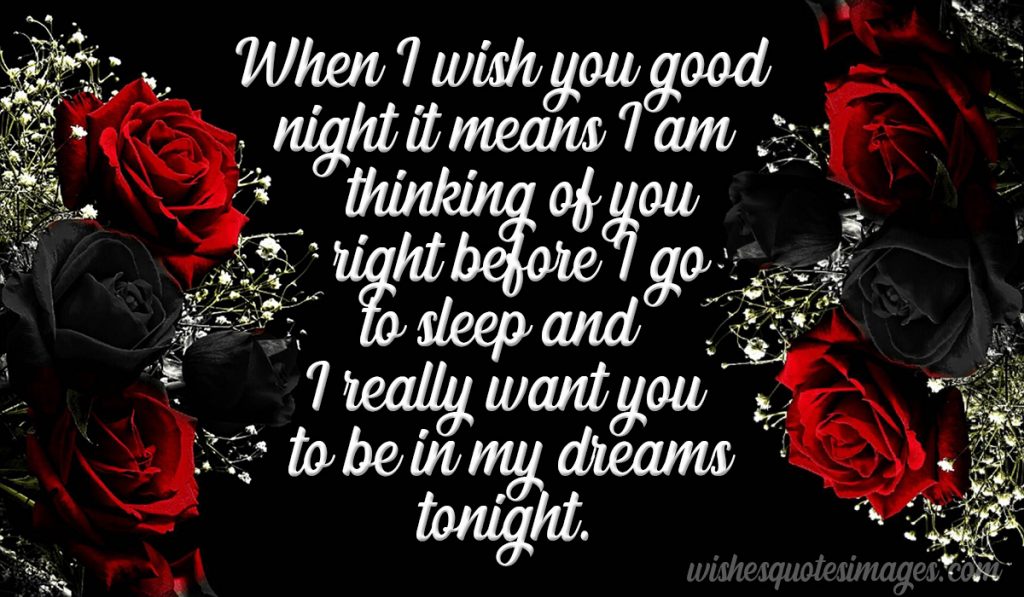 good night quotes for love image
